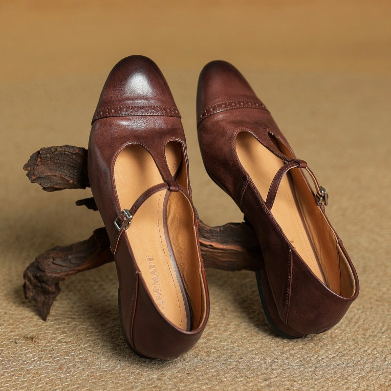 Florence Genuine Leather Flats