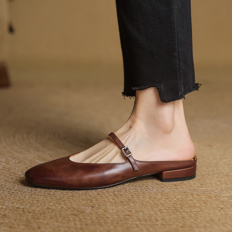 Marlowe Genuine Leather Flats