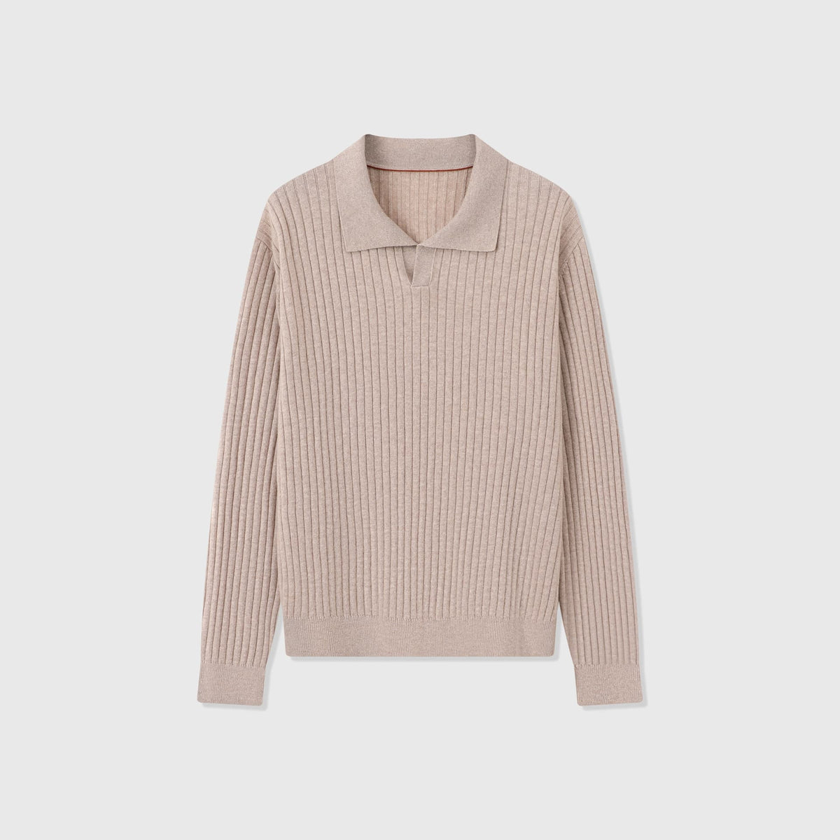 Vieste Wool-Blend Ribbed Polo