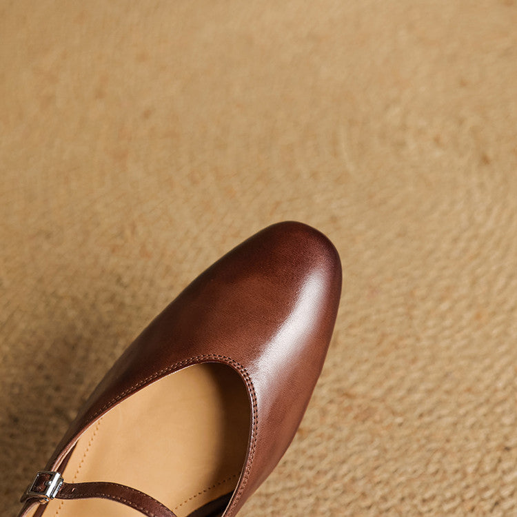 Marlowe Genuine Leather Flats