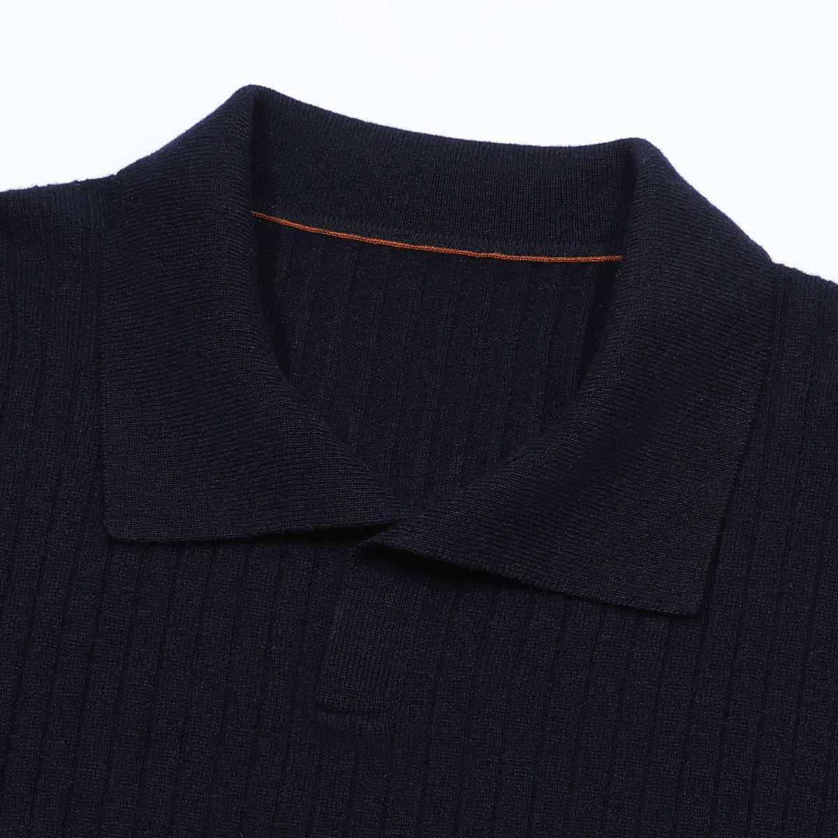 Vieste Wool-Blend Ribbed Polo