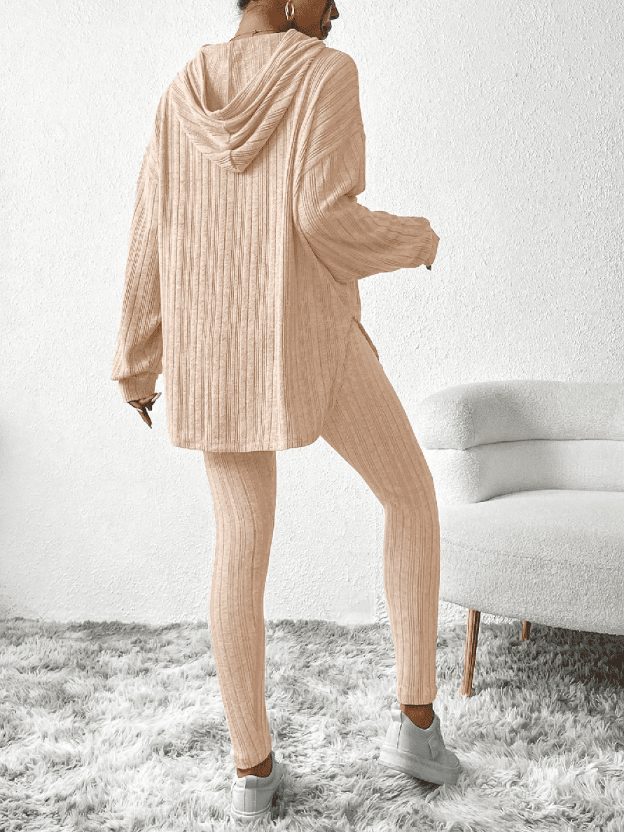 Chelsea Ribbed Knit Lounge Set