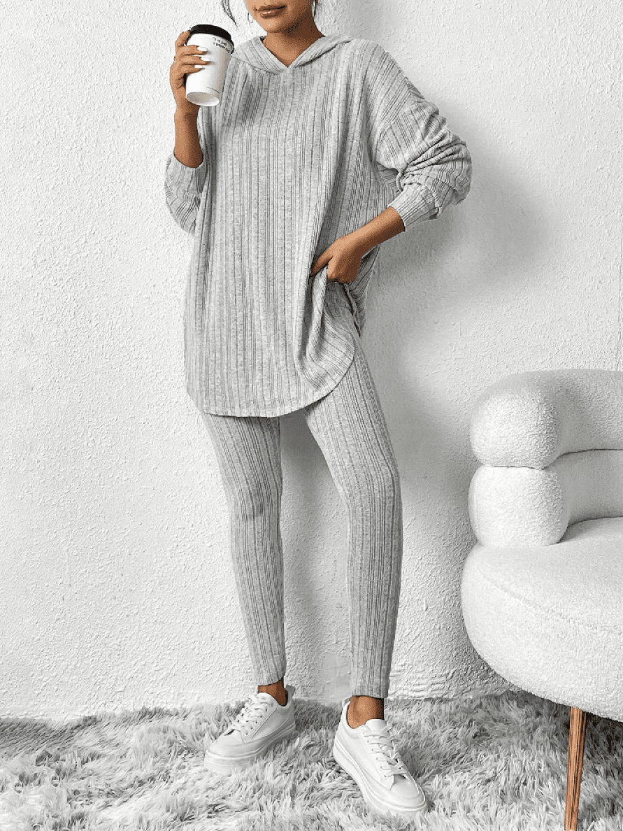 Chelsea Ribbed Knit Lounge Set