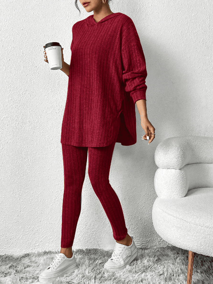Chelsea Ribbed Knit Lounge Set