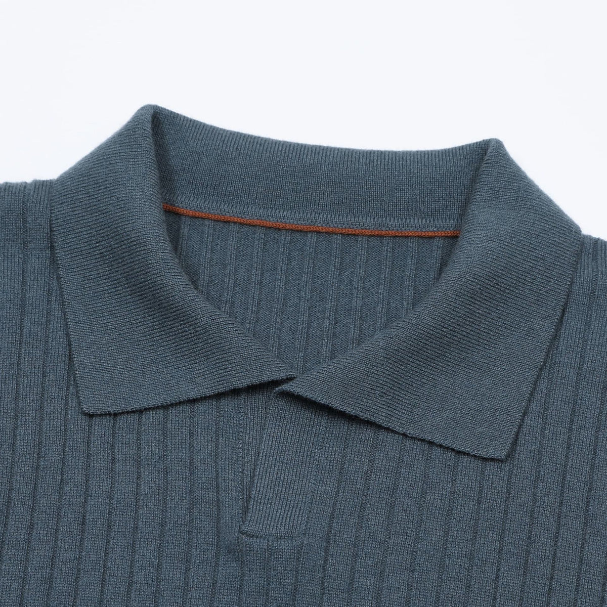 Vieste Wool-Blend Ribbed Polo