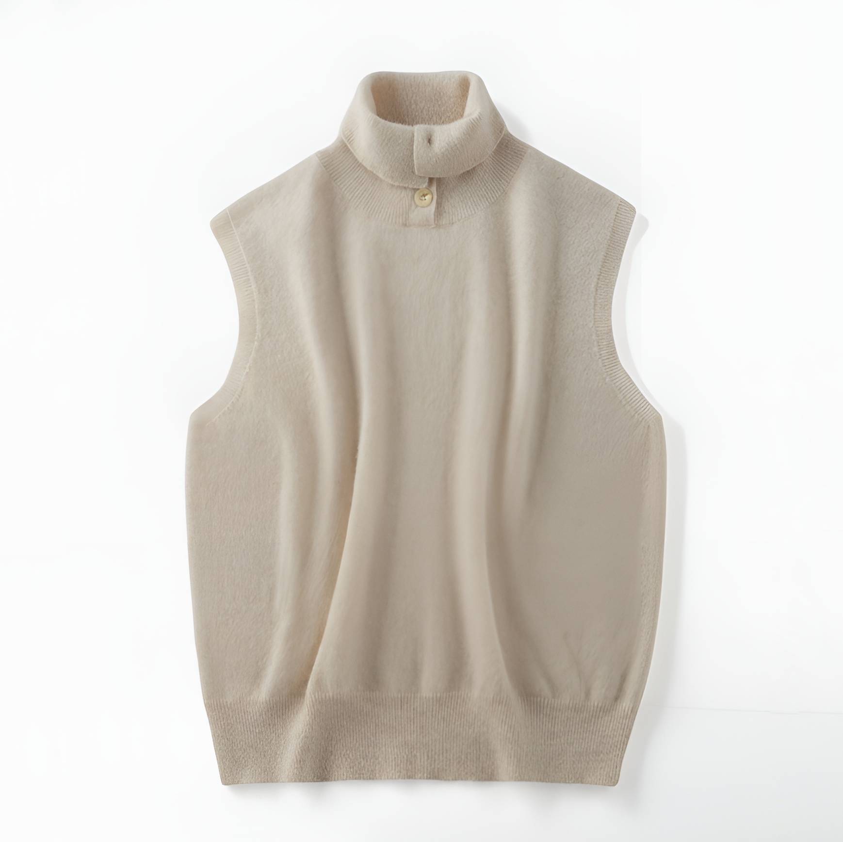 Knitted Cashmere Vest