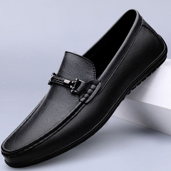 Raven Leather Loafer