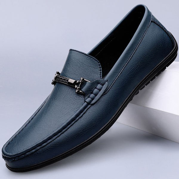 Raven Leather Loafer