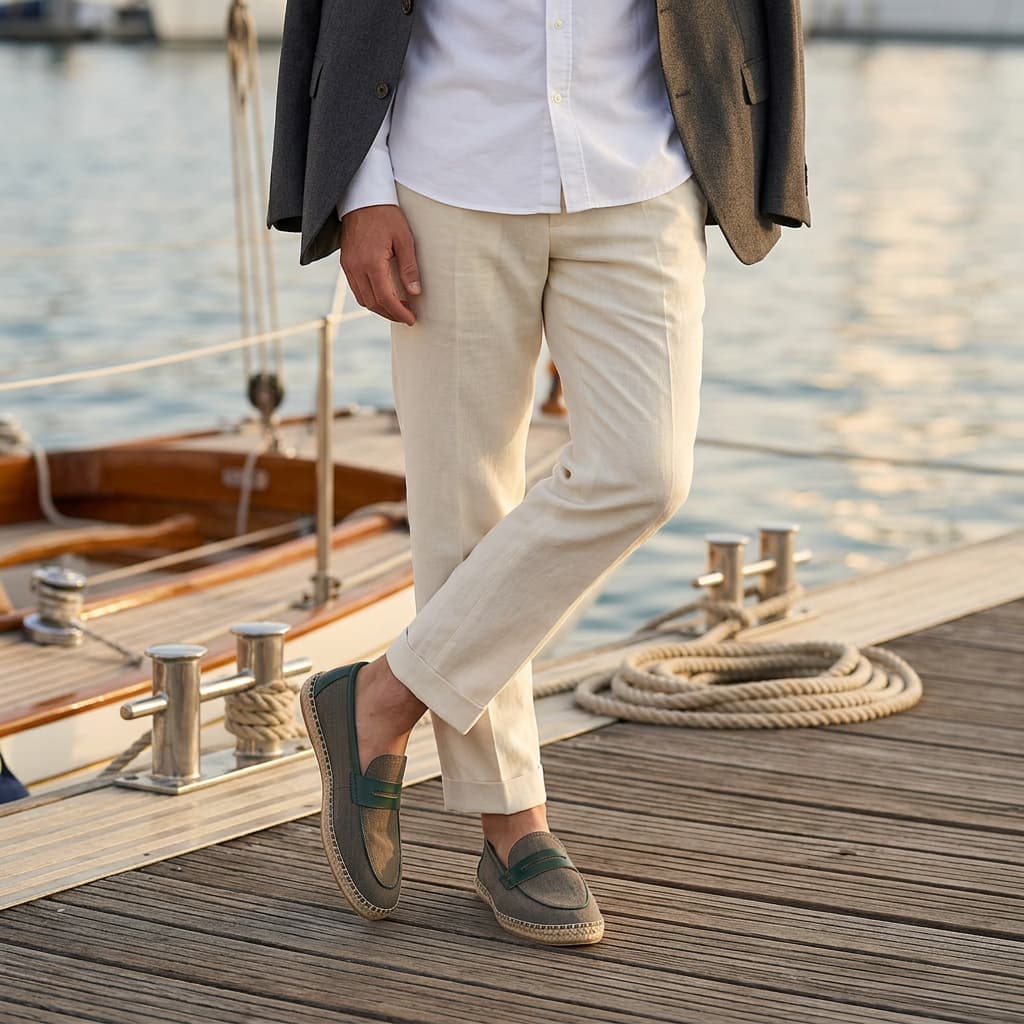 Sanary-Herringbone-Espadrille-forest-green