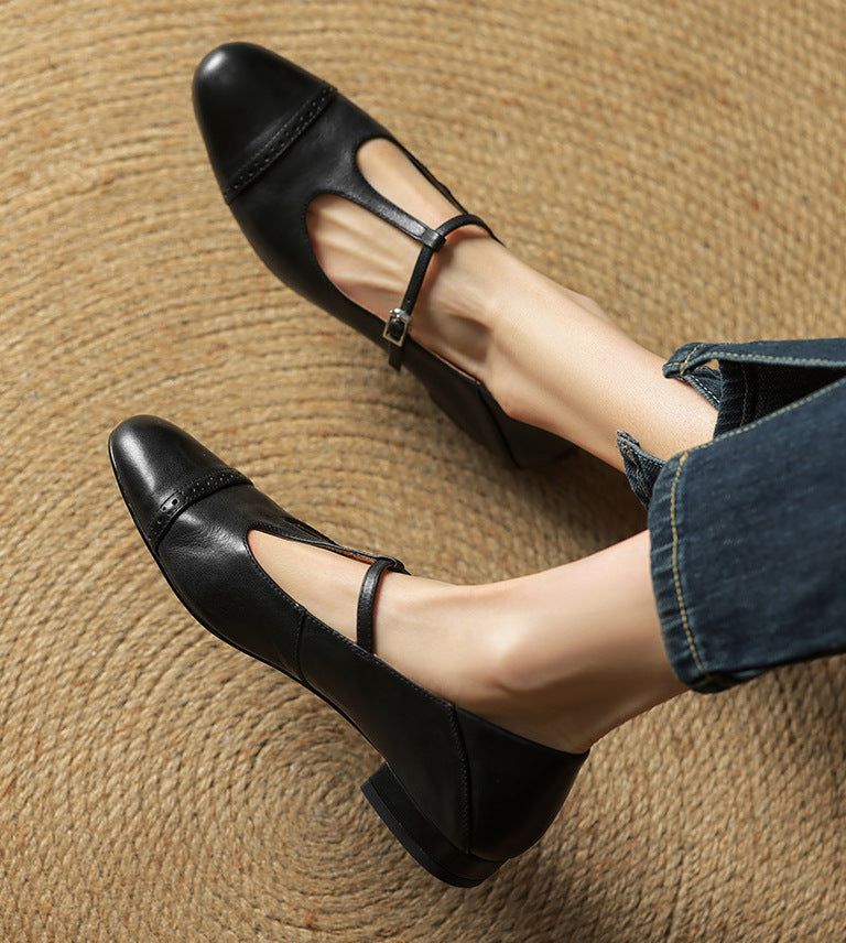 Florence Genuine Leather Flats