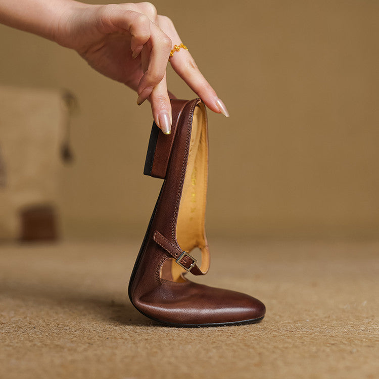 Marlowe Genuine Leather Flats