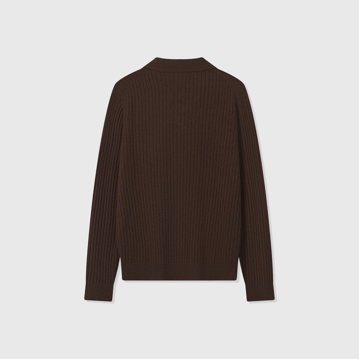 Vieste Wool-Blend Ribbed Polo