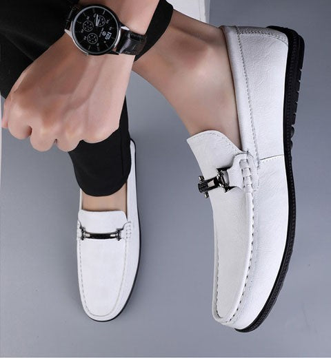 Raven Leather Loafer