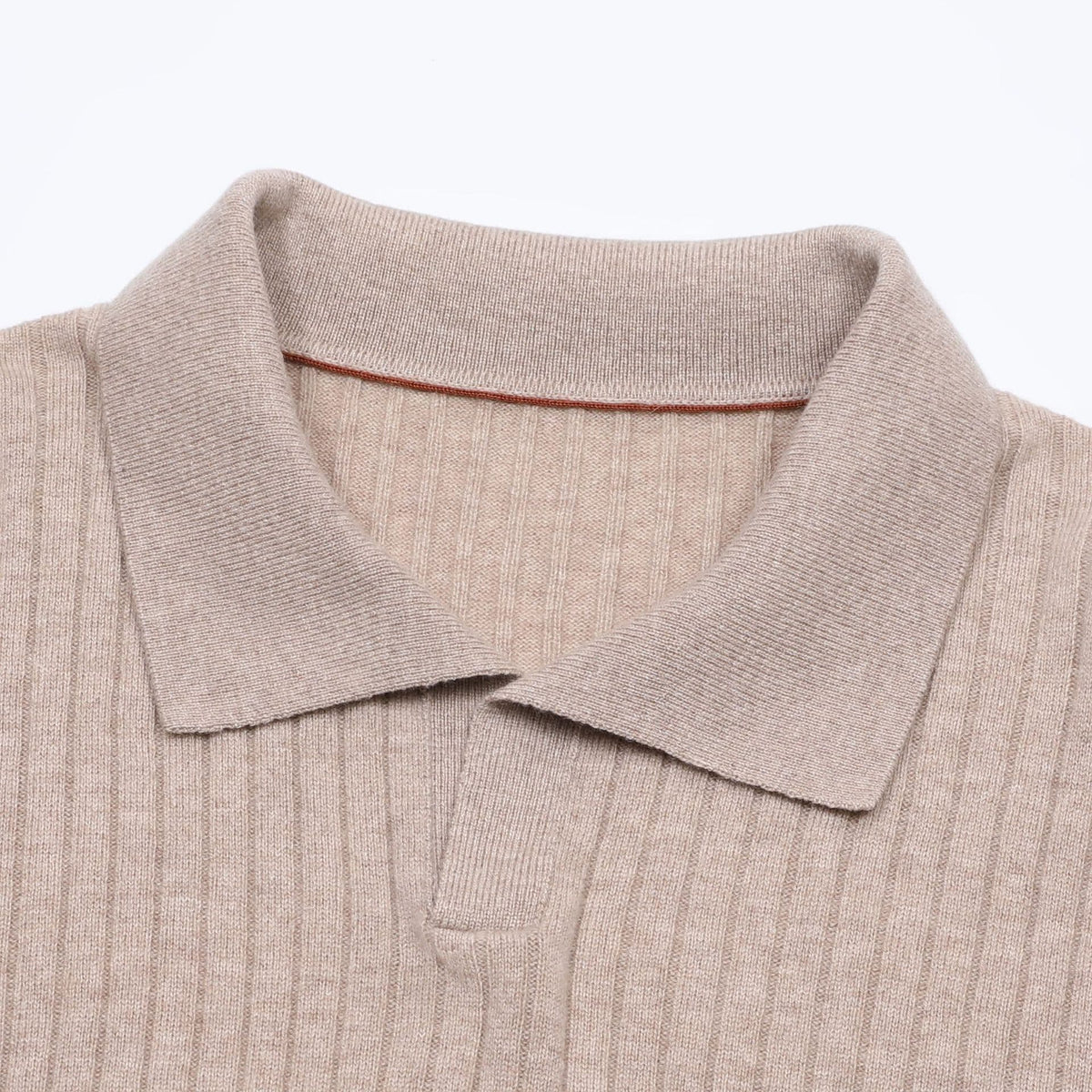Vieste Wool-Blend Ribbed Polo