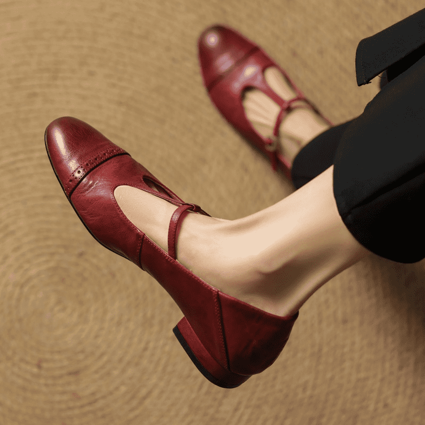 Florence Genuine Leather Flats