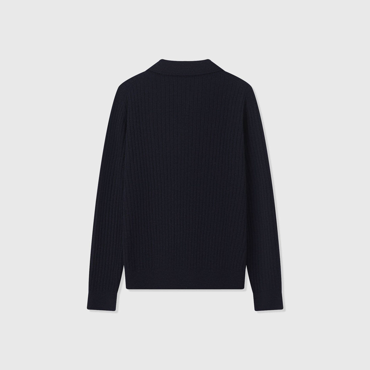Vieste Wool-Blend Ribbed Polo