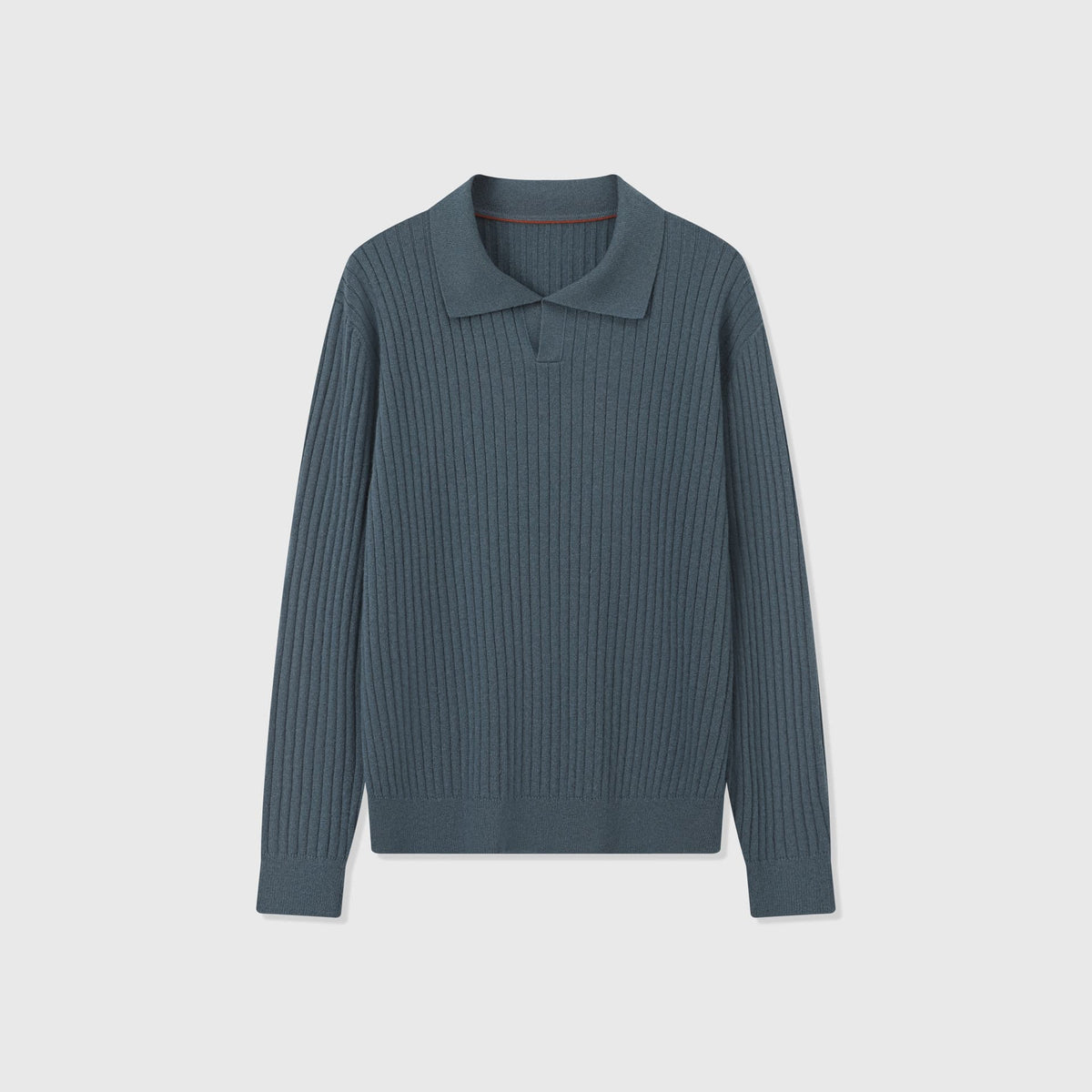 Vieste Wool-Blend Ribbed Polo