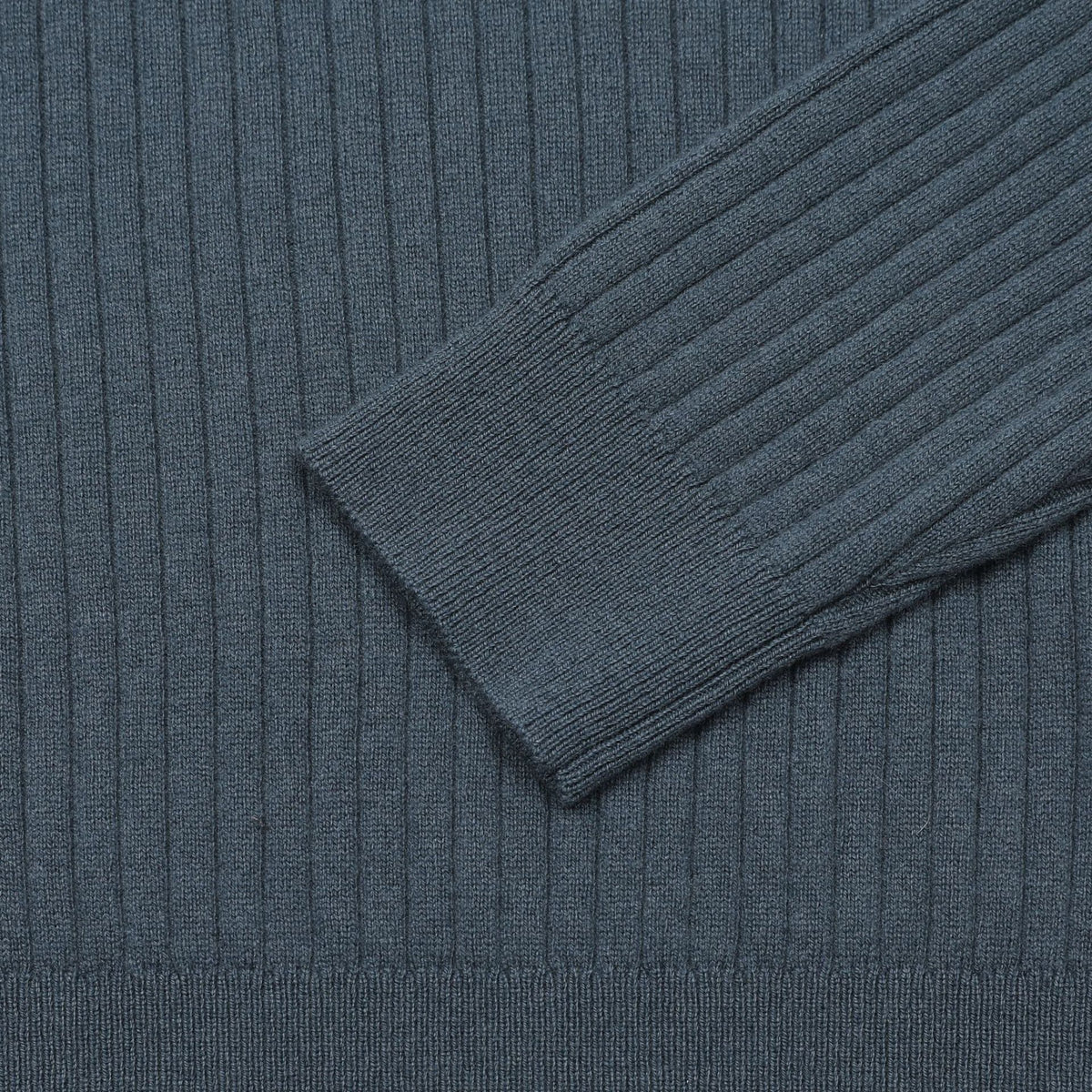 Vieste Wool-Blend Ribbed Polo