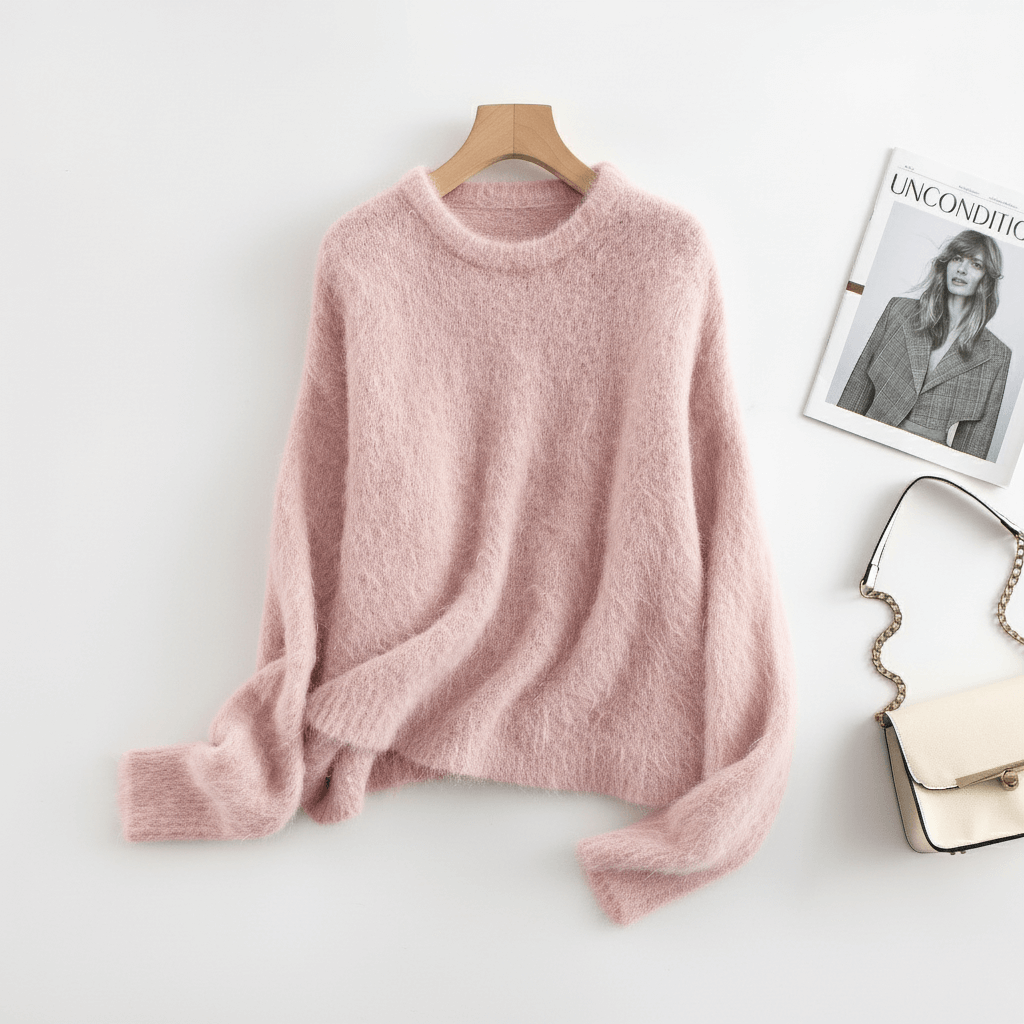 Oversized Brushed Alpaca Sweater