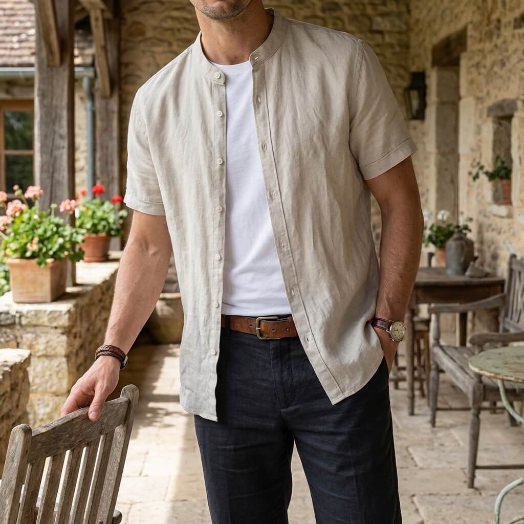 riviera-linen-shortsleeve-ivory