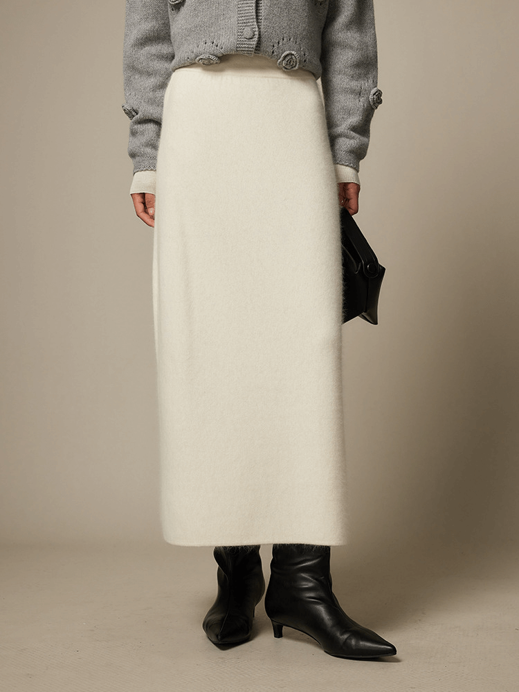 Rowan Velvet Wool Skirt