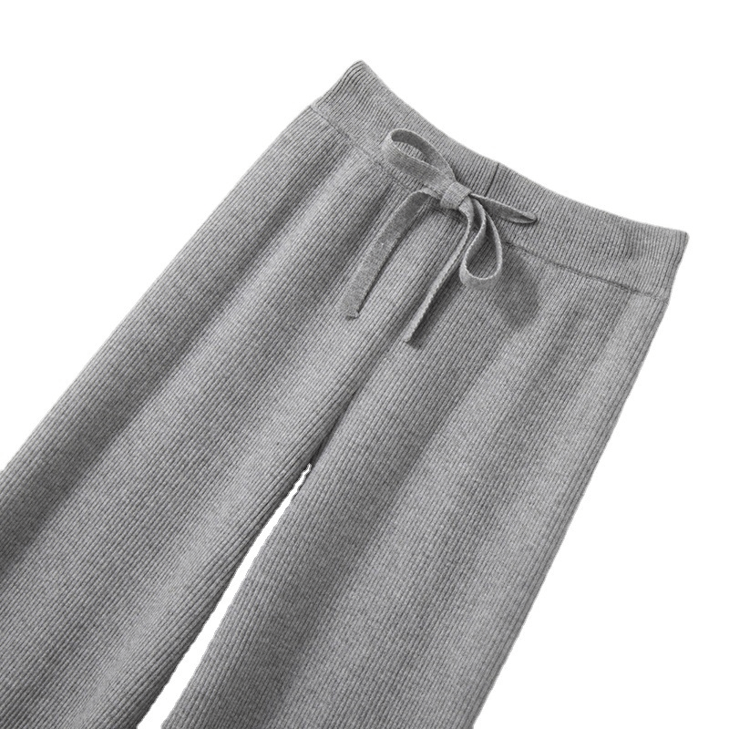 Mira Ribbed Wide Leg Knit Pants