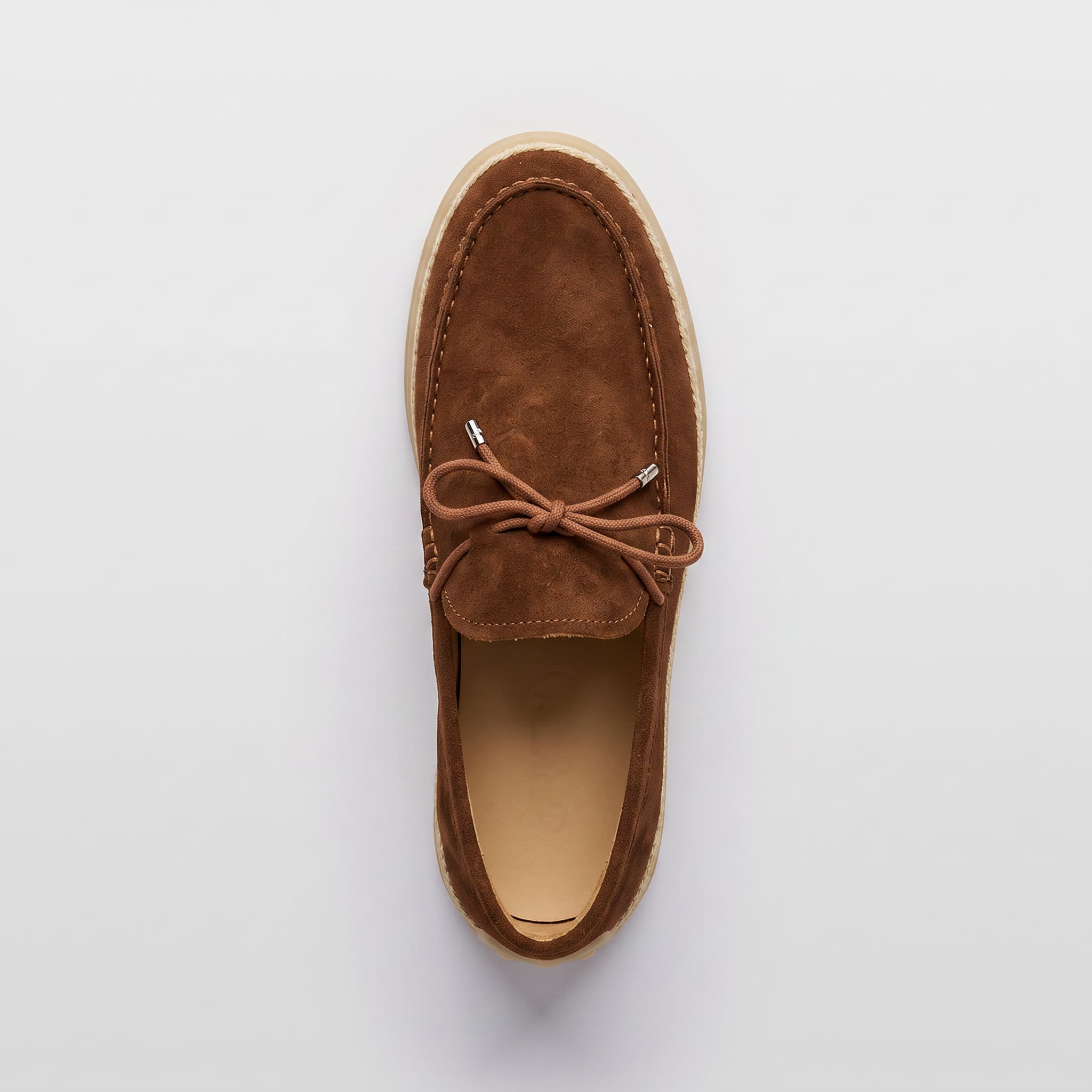Praiano Suede Tie Loafer
