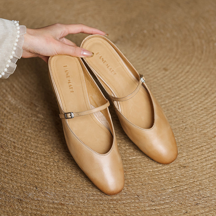 Marlowe Genuine Leather Flats